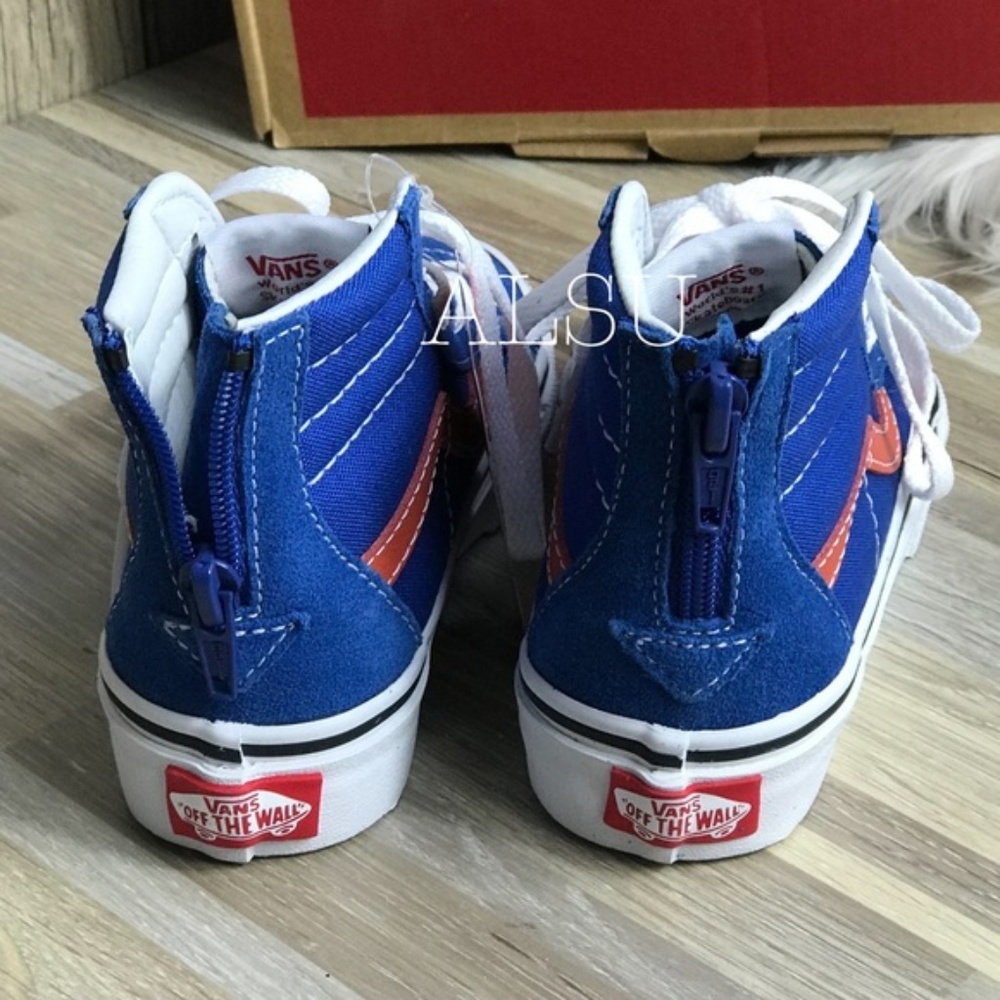 NWT VANS SK8-HI Zip Gldn CST Kid’s AUTHENTIC - Picture 5 of 6